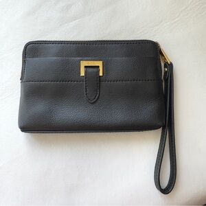 Lauren Ralph Lauren Black Carlisle Wristlet